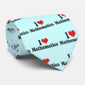I Liebe-Mathematik Krawatte (Gerollt)