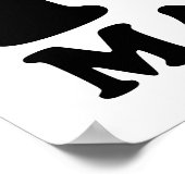 I Liebe Mathematik Pi Poster (Ecke)