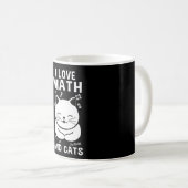 I Liebe Mathematik und Katzen Lehrerin Katze Lover Kaffeetasse (VorderseiteRechts)