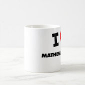 I Liebe-Mathematiker Kaffeetasse (Mittel)