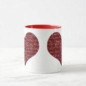 I Liebe mathematische Tasse (Zentrum)