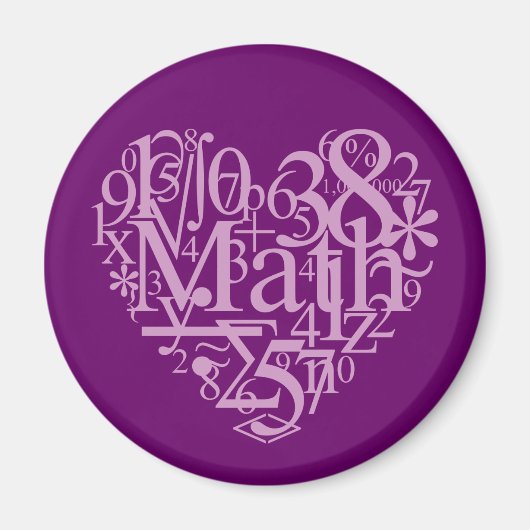 I Liebe MathMagnet Magnet (Vorne)