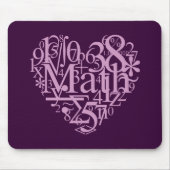 I Liebe MathMousepad Mousepad (Vorne)