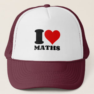 I LIEBE MATHS TRUCKERKAPPE