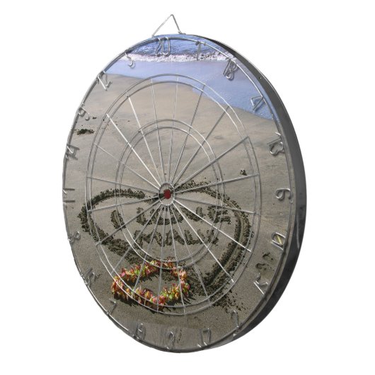 I Liebe Maui Dartscheibe (Vorderseite rechts)