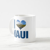 I Liebe Maui Hawaii Kaffeetasse (Vorderseite Links)