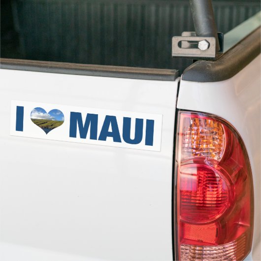 I Liebe Maui Hawaii Niedlich Hawaii Autoaufkleber (Auf Lkw)