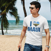 I Liebe Maui Hawaii Niedlich Hawaiianischer Urlaub T-Shirt