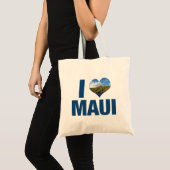 I Liebe Maui Hawaii Niedlich Hawaiianischer Urlaub Tragetasche (Vorderseite (Produkt))