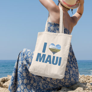 I Liebe Maui Hawaii Niedlich Hawaiianischer Urlaub Tragetasche
