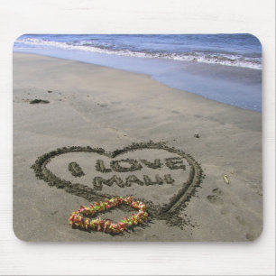 I Liebe Maui Mousepad