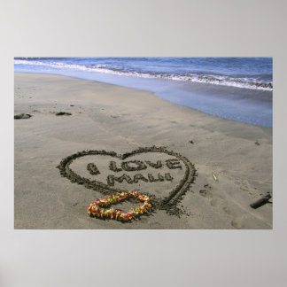 I Liebe Maui Poster
