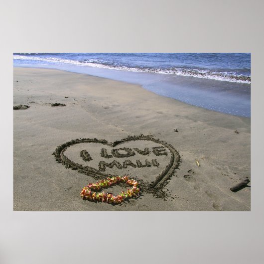 I Liebe Maui Poster (Vorne)