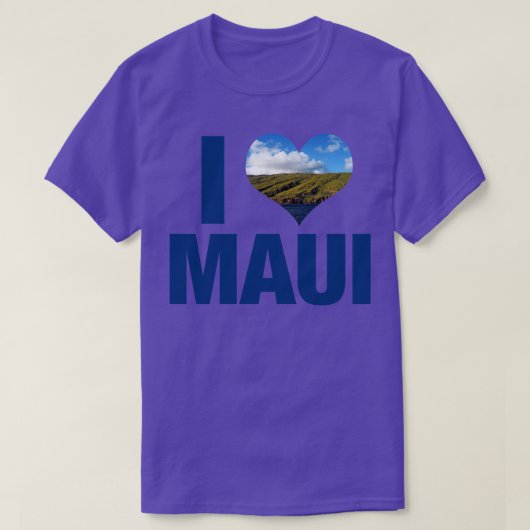 I Liebe Maui T-Shirt (Design vorne)