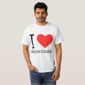 I Liebe Mauritania T-Shirt (Vorne ganz)