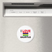 I Liebe Mauritius Magnet (In Situ (Geschirrspüler))