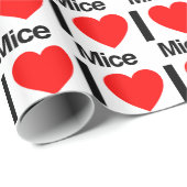 i Liebe Mäuse Geschenkpapier (Rolleneckpunkt)