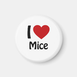 I Liebe Mäuse Magnet