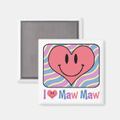 I Liebe Maw Maw Magnet (Vorderseite/Rückseite)