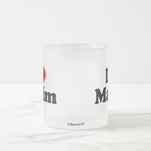 I Liebe-Maxime Mattglastasse (Mittel)