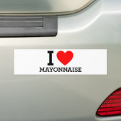 I Liebe Mayonnaise Autoaufkleber (Auf Auto)
