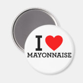 I Liebe Mayonnaise Magnet (Vorderseite/Rückseite)