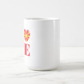 I Liebe Mazedonien Kaffeetasse (Mittel)