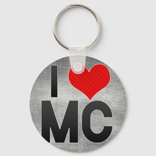 I LIEBE MC SCHLÜSSELANHÄNGER (Vorderseite)