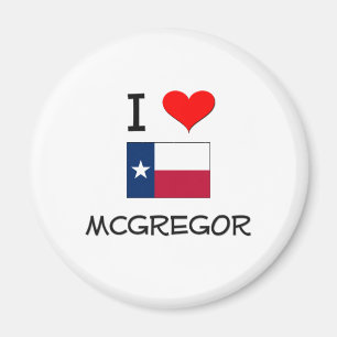 I Liebe Mcgregor Texas Magnet