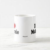 I Liebe Mckenzie Kaffeetasse (Mittel)