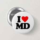 I LIEBE MD BUTTON (Vorne & Hinten)