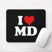 I Liebe Md Heart Maryland Mousepad (Mit Mouse)