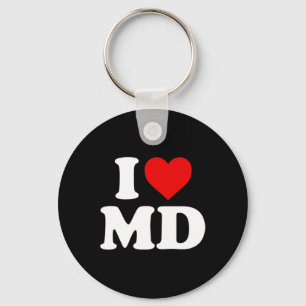 I Liebe Md Heart Maryland Schlüsselanhänger