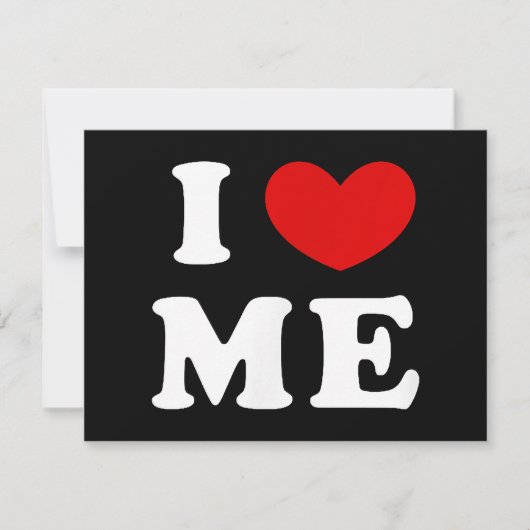 I LIEBE ME EINLADUNG (Vorderseite)