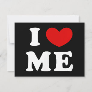 I LIEBE ME FEIERTAGSKARTE