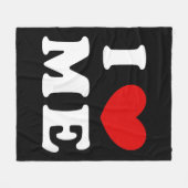I LIEBE ME FLEECEDECKE (Vorderseite (Horizontal))