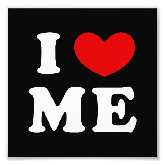 I LIEBE ME FOTODRUCK (Vorne)