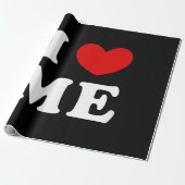 I LIEBE ME GESCHENKPAPIER (Ungerollt)