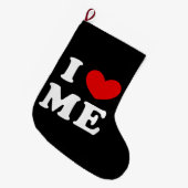 I LIEBE ME GROßER WEIHNACHTSSTRUMPF (Vorderansicht (hängend))