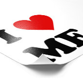 I Liebe Me Heart Fotodruck (Ecke)