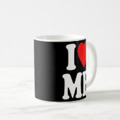 I Liebe Me Hoodie Y2k I Heart Me 2 Kaffeetasse (VorderseiteRechts)