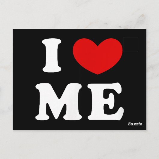 I LIEBE ME POSTKARTE (Rückseite)