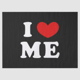 I LIEBE ME SEIDENPAPIER