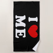 I LIEBE ME STRANDTUCH (Vorderseite)