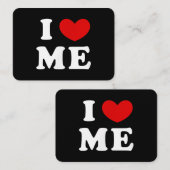 I LIEBE ME VISITENKARTE (Vorne/Hinten)