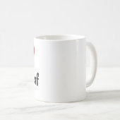 I Liebe Meatloaf Kaffeetasse (VorderseiteRechts)