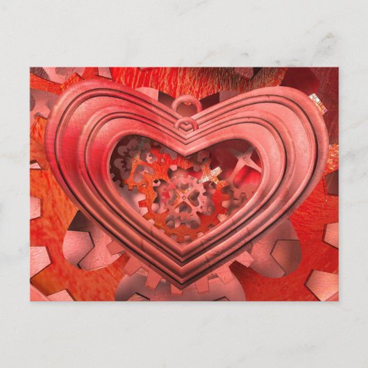 I Liebe Mechanik Postkarte (Vorderseite)