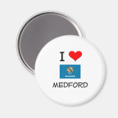 I Liebe Medford Oklahoma Magnet (Vorderseite/Rückseite)