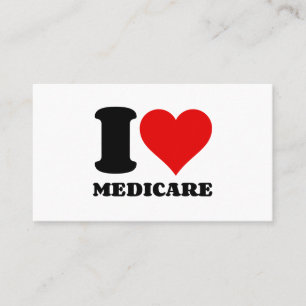 I LIEBE MEDICARE VISITENKARTE