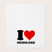 I LIEBE MEDICARE VISITENKARTEN (Außenseite Aufgefaltet)